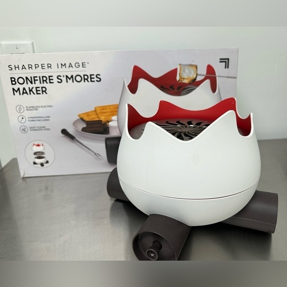 Sharper Image Flameless Marshmallow Bonfire S'mores Maker - Picture 1 of 4